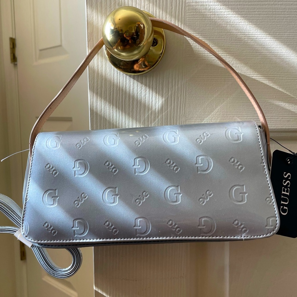 NEW Guess Silver Purse Y2K